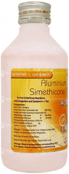 Acigel Mps Orange Flavour Suspension 170Ml